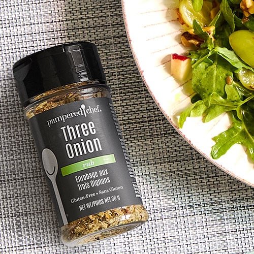 Three Onion Rub by Pampered Chef: Indulge with this must-have gluten-free seasoning now 1