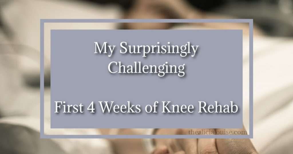 Partial Knee Replacement Surgery is no walk in the park. I thought knee rehab would be hard but not this hard! Click here to read why mine was so challenging.